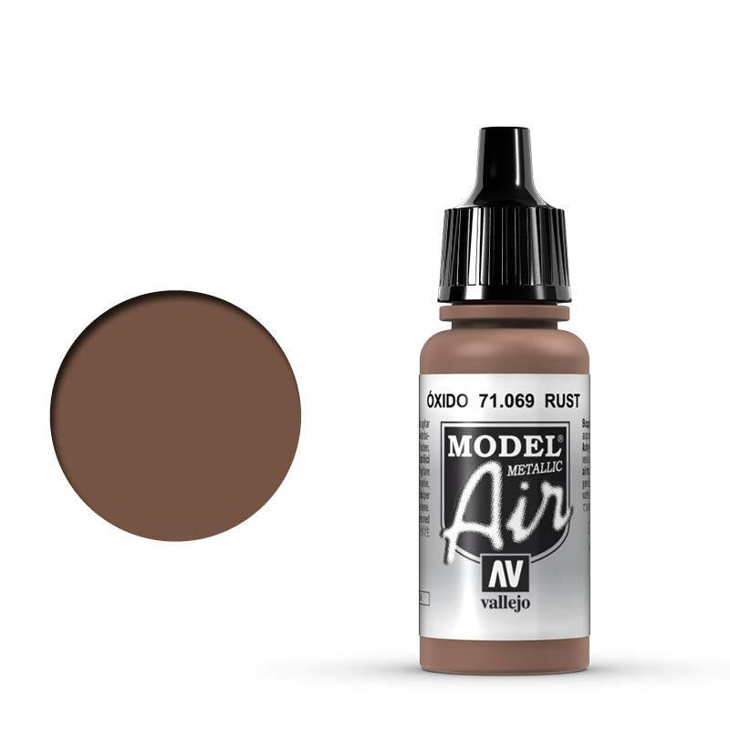 Vallejo Model Air Metallic Rust 17 ml