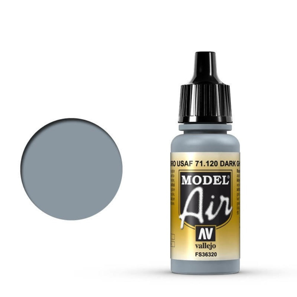 Vallejo Model Air Dark Ghost Gray 17 ml