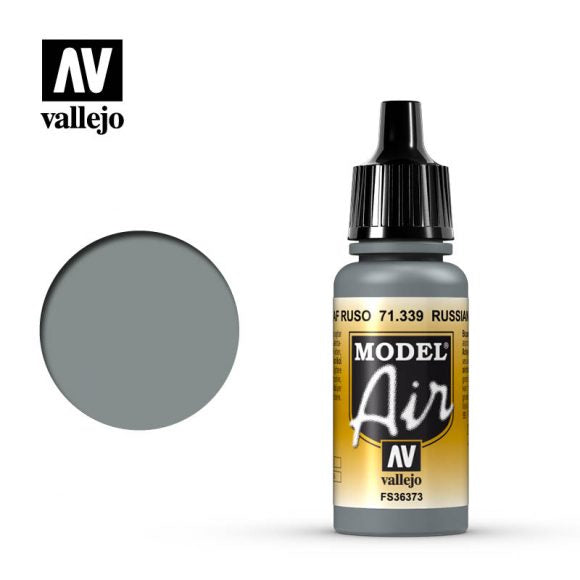 Vallejo Model Air Russian AF Grey N3 17ml Acrylic Paint - Ozzie Collectables