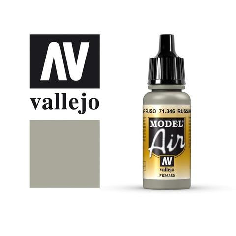 Vallejo Model Air Russian AF Grey N4 17ml Acrylic Paint - Ozzie Collectables