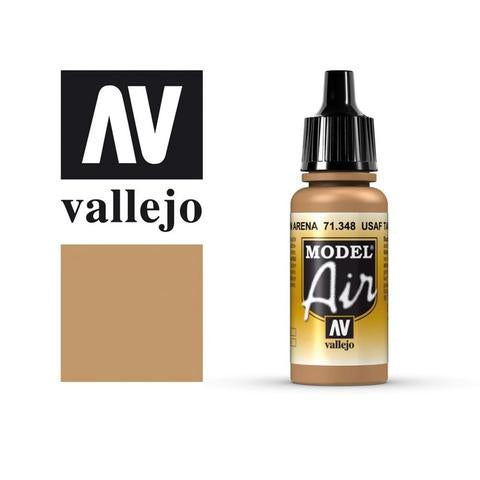 Vallejo Model Air USAF Tan 17ml Acrylic Paint - Ozzie Collectables