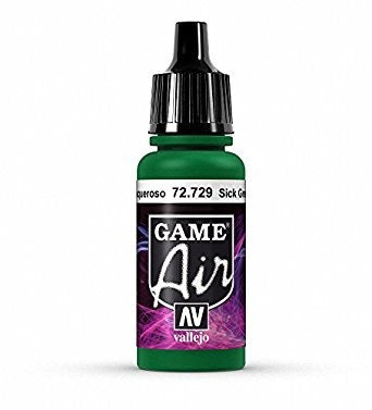 Vallejo Game Air Sick Green 17 ml - Ozzie Collectables