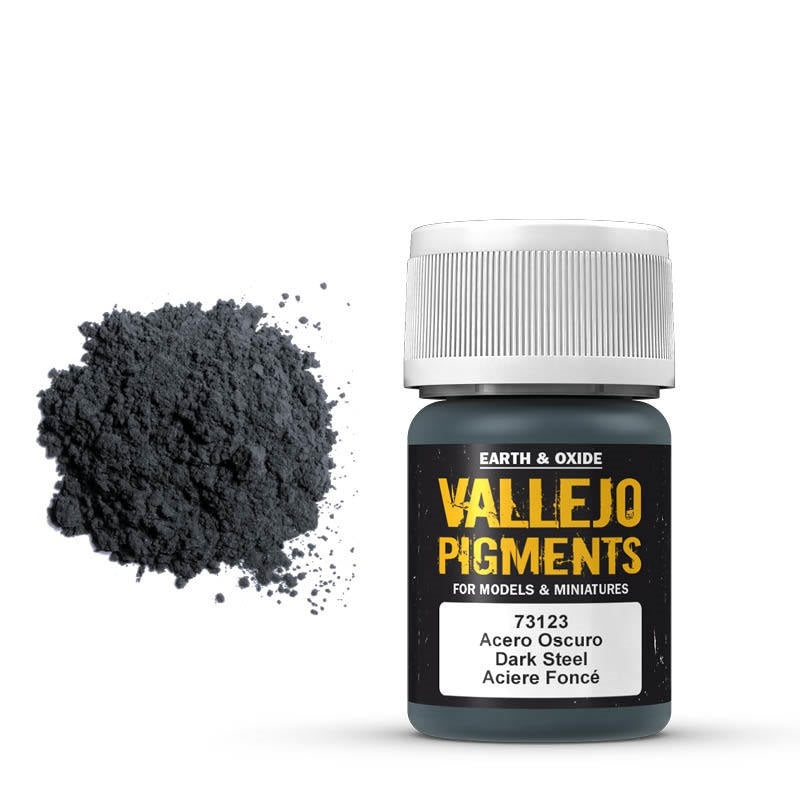 Vallejo Pigments Dark Steel 30 ml