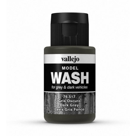 Vallejo Model Wash Dark Grey 35 ml - Ozzie Collectables