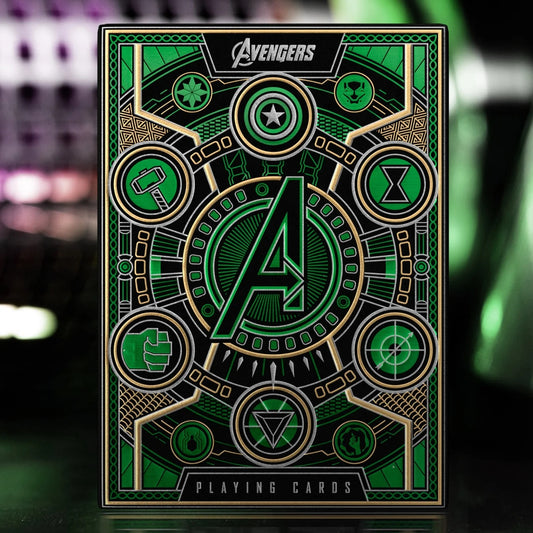 Theory 11 - Avengers Green Edition Playing Cards