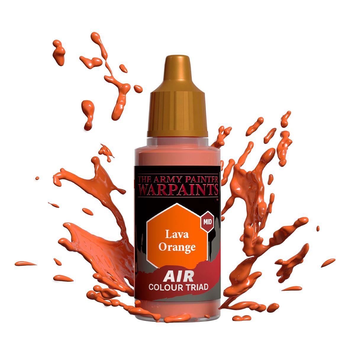 Army Painter Warpaints - Air Lava Orange Acrylic Paint 18ml