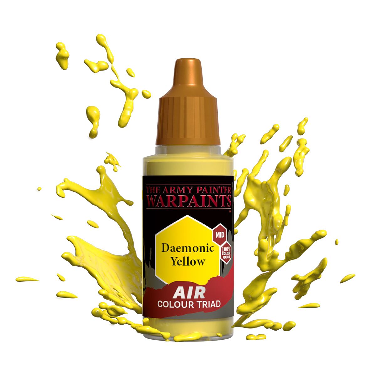 Army Painter Warpaints - Air Daemonic Yellow Acrylic Paint 18ml
