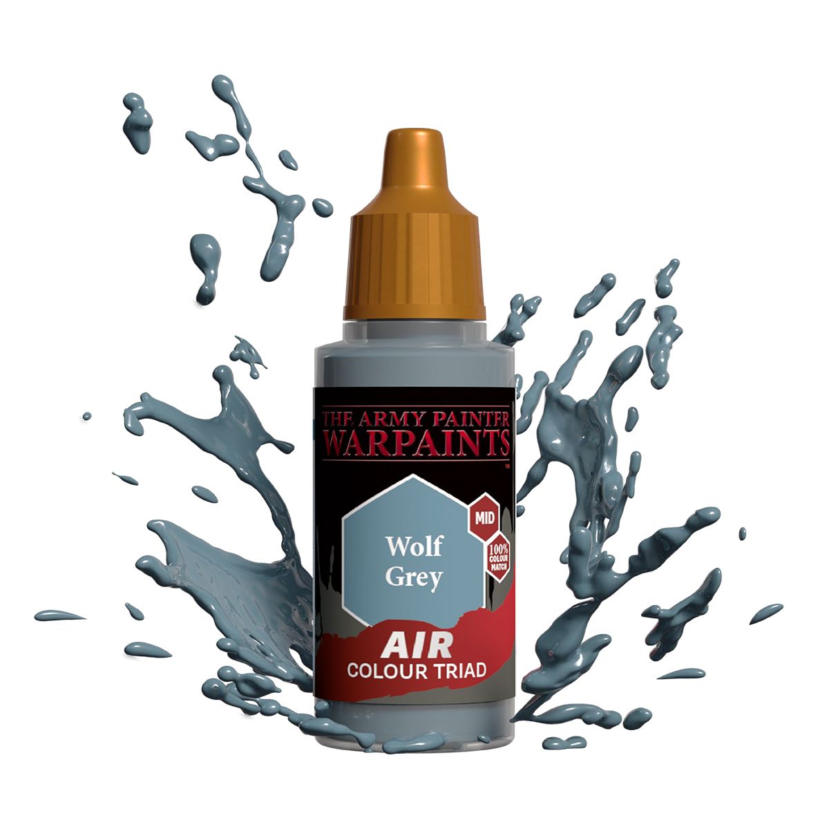 Army Painter Warpaints - Air Wolf Grey Acrylic Paint 18ml