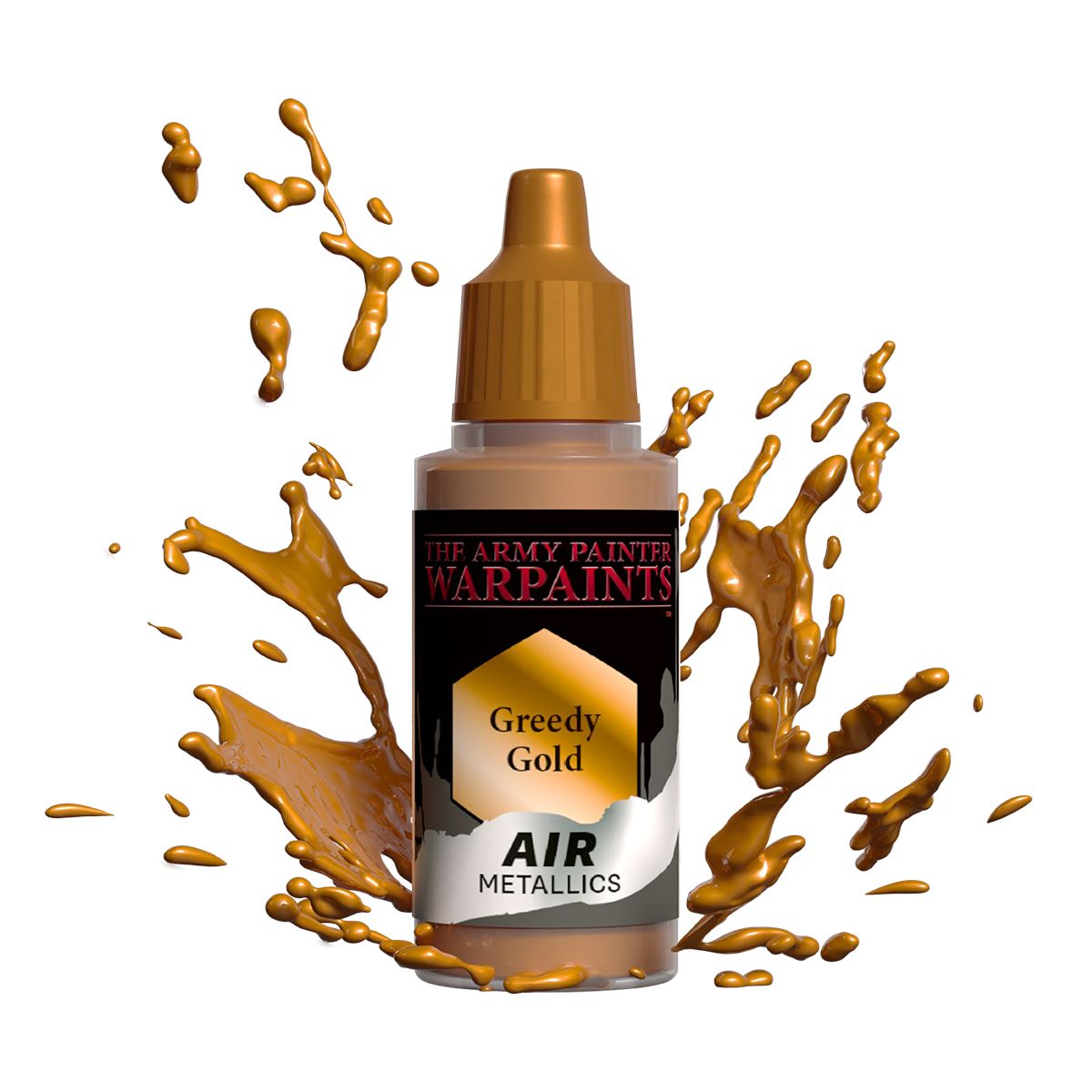 Army Painter Metallics - Air Greedy Gold Acrylic Paint 18ml