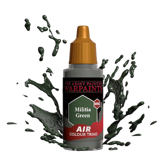 Army Painter Warpaints - Air Militia Green Acrylic Paint 18ml