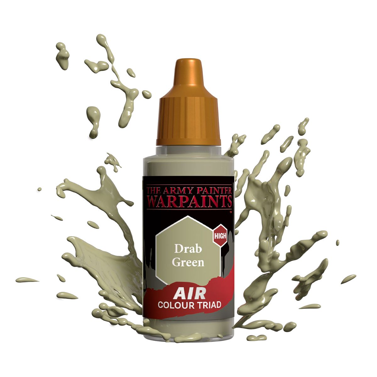 Army Painter Warpaints - Air Drab Green Acrylic Paint 18ml