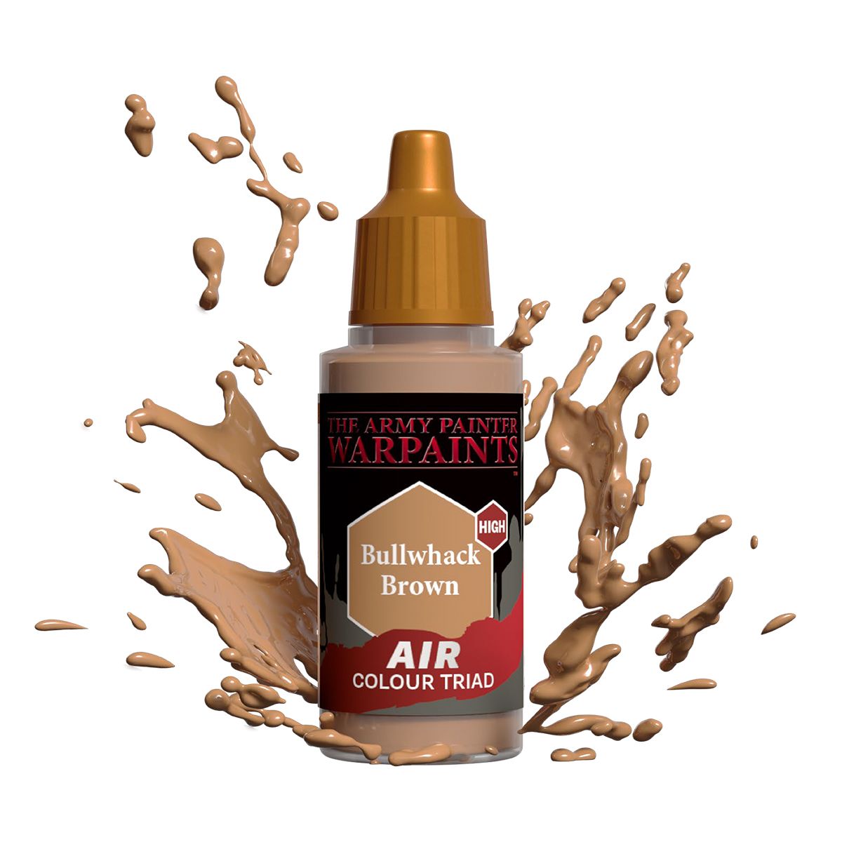 Army Painter Warpaints - Air Bullwhack Brown Acrylic Paint 18ml