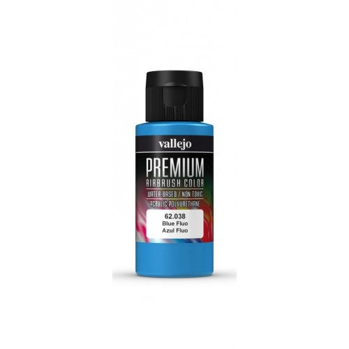 Vallejo Premium Colour Fluorescent Blue 60 ml - Ozzie Collectables