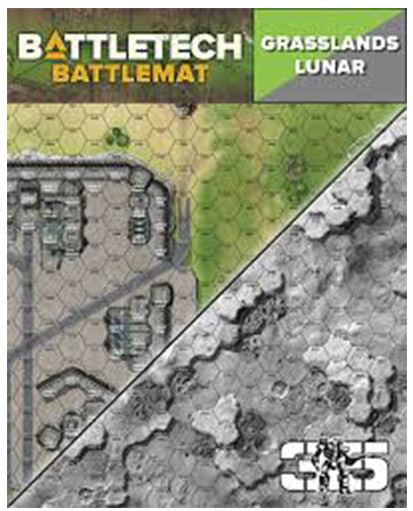 BattleTech Battle Mat - Grasslands Lunar