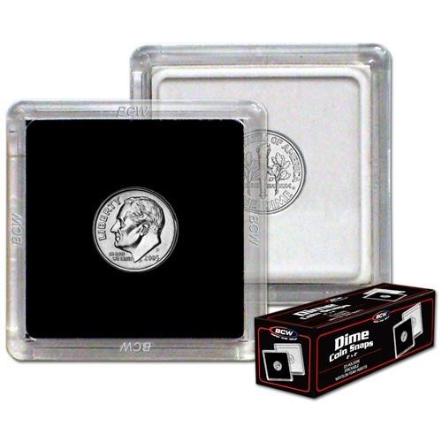 BCW Coin Snap Black Dime (2' x 2')