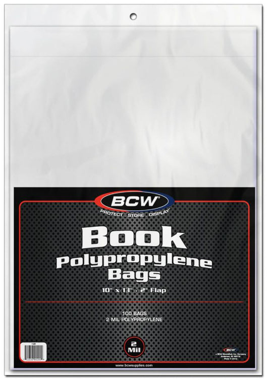 BCW Book Bags (10" x 13") (100 Bags Per Pack)