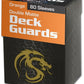 BCW Deck Guards Box and Deck Protectors Standard Matte Orange (80 Sleeves)