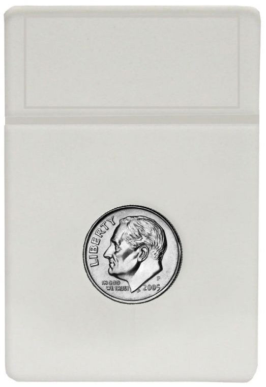 BCW Currency Display Slab Inserts White Dime
