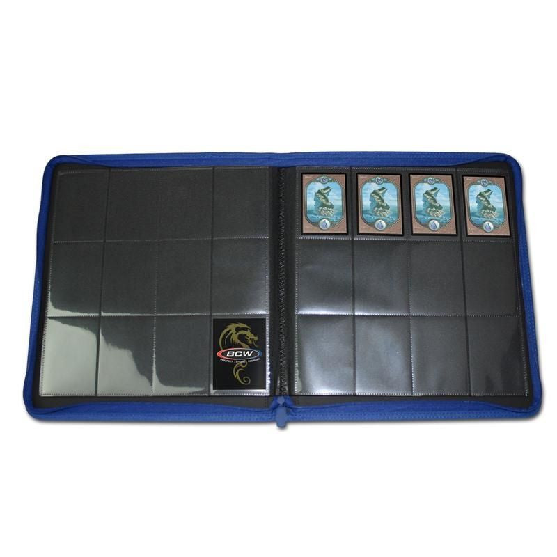 BCW Z Folio LX Album 12 Pocket Blue