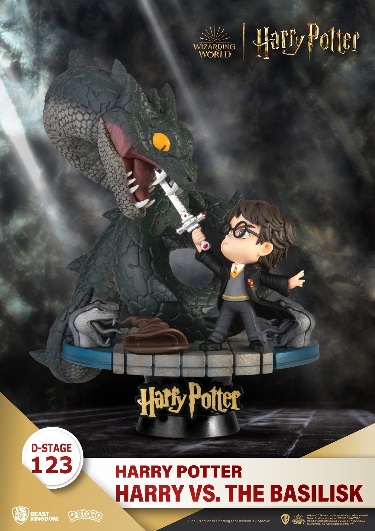 Beast Kingdom D Stage Harry Potter Harry vs Basilisk