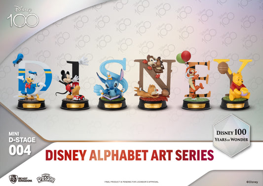 Beast Kingdom Mini D Stage Disney 100 Years of Wonder Disney Alphabet Art Series Set (6 in the Assortment)
