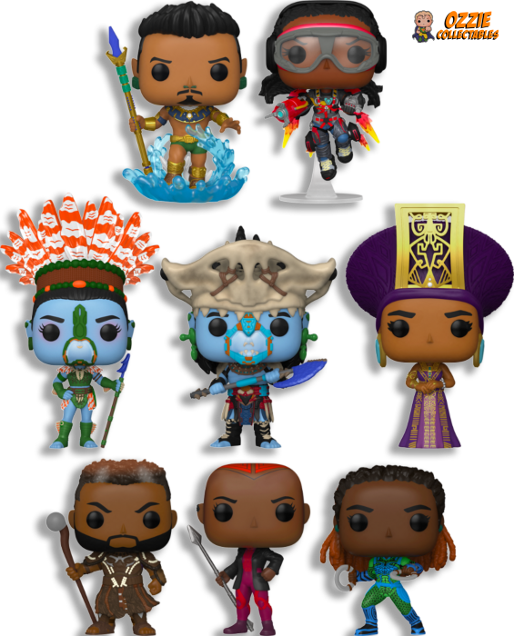 Black Panther 2: Wakanda Forever Bundle - 8 POP! Vinyls