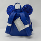 Loungefly Disney Minnie Mouse Blue Sequined Mini Backpack