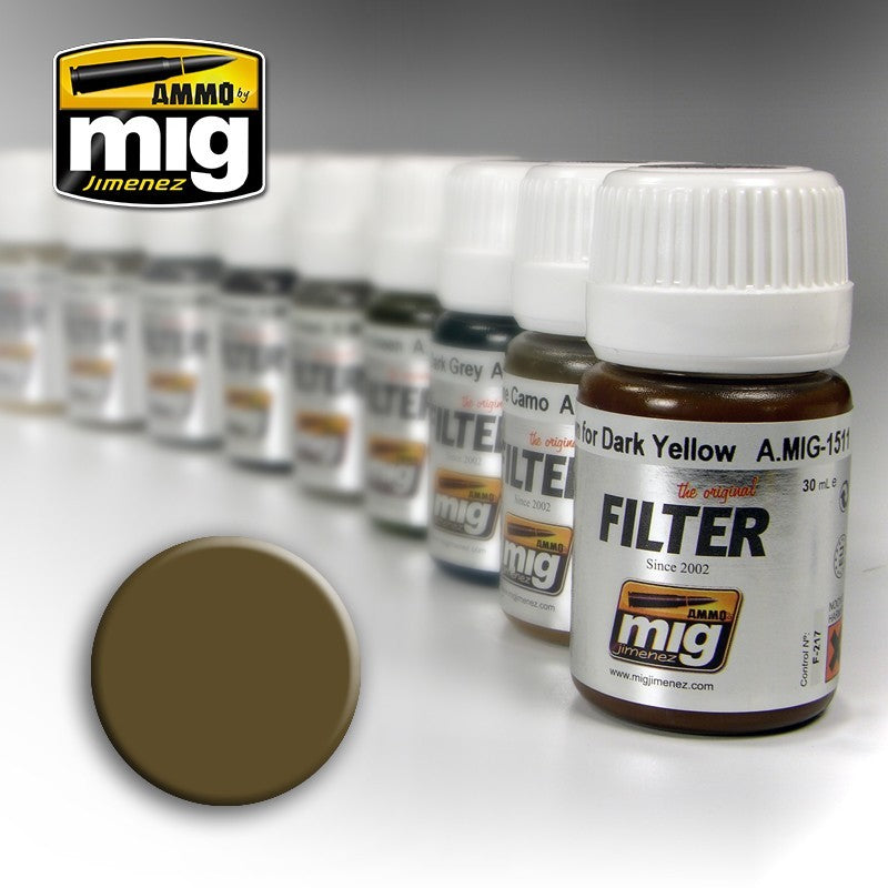 Ammo by MIG Filters Brown for Desert Yellow 35ml