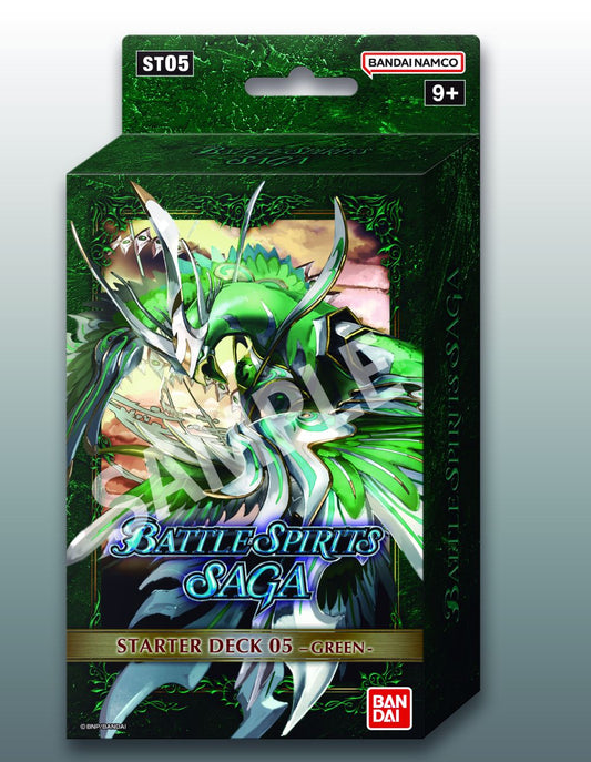 Battle Spirits Saga Card Game Starter Deck Display Verdant Wings (SD05)