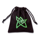 Q Workshop Call of Cthulhu Dice Bag Black and Green - Ozzie Collectables