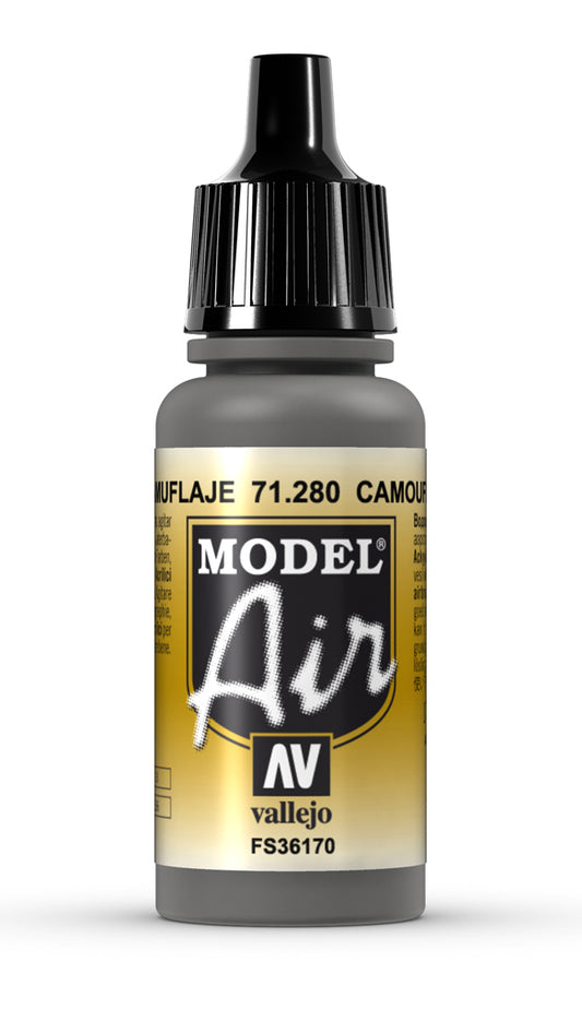 Vallejo Model Air Camouflage Gray 17 ml - Ozzie Collectables