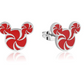ECC Mickey Mouse Holiday Candy Stud Earrings
