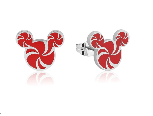 ECC Mickey Mouse Holiday Candy Stud Earrings
