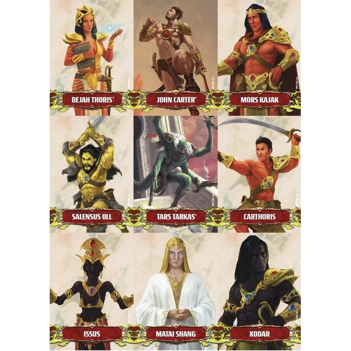 John Carter: Character and Token Card deck