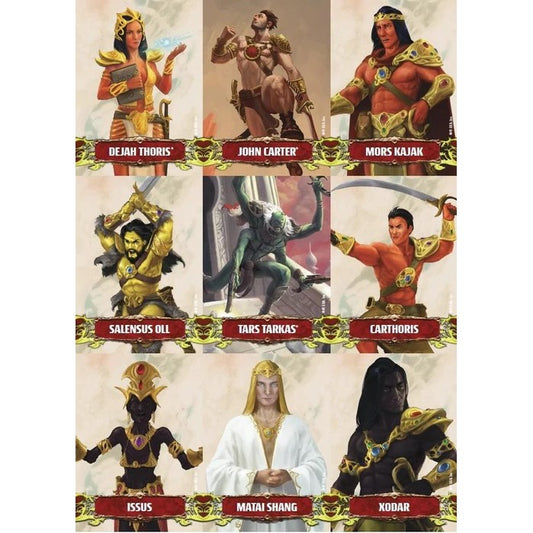 John Carter: Character and Token Card deck