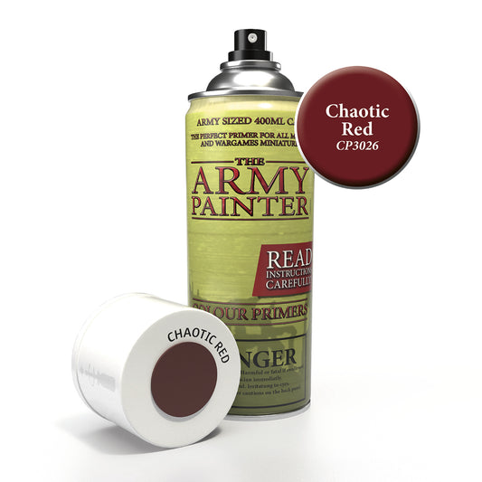Army Painter Spray Primer - Chaotic Red 400ml