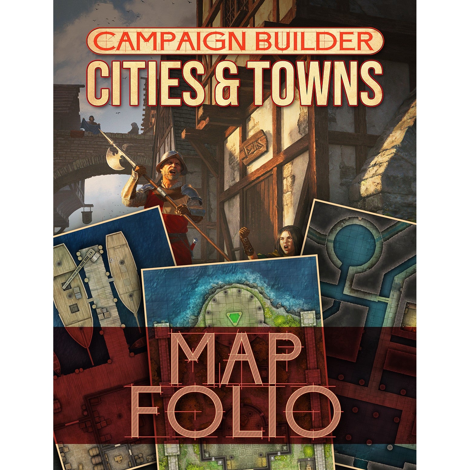 Kobold Press - Campaign Builder - Cities and Towns Map Folio