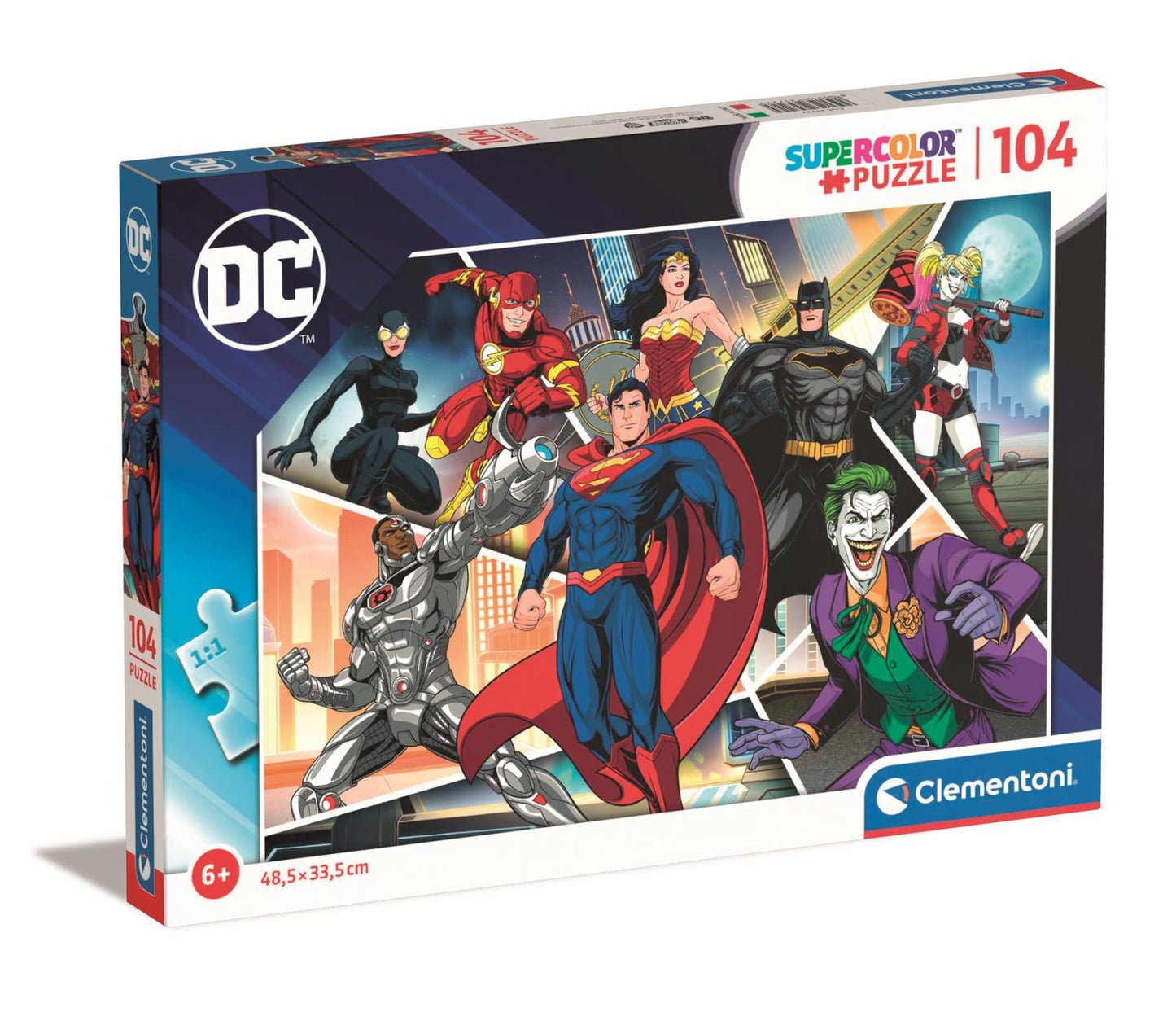 Clementoni Puzzle XXL Pieces DC Comics 104 Pieces