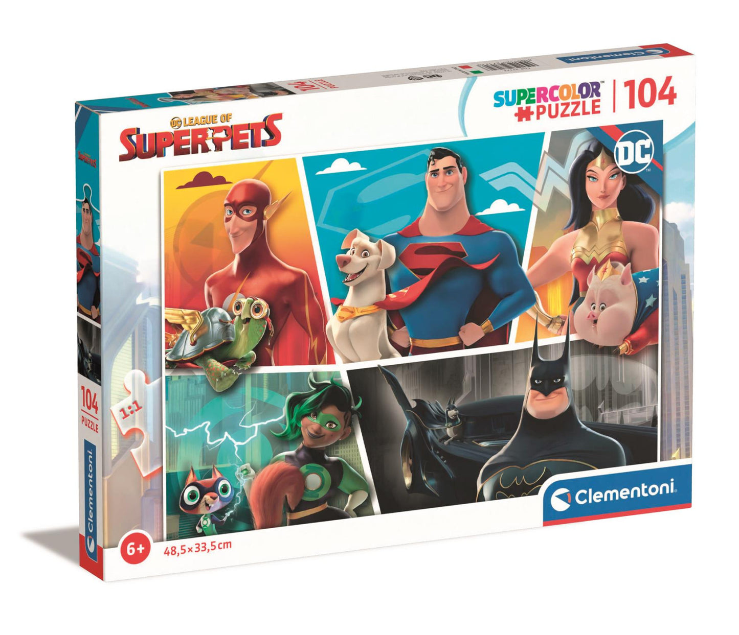 Clementoni Puzzle DC Comics League Of Superpet 104 Pieces