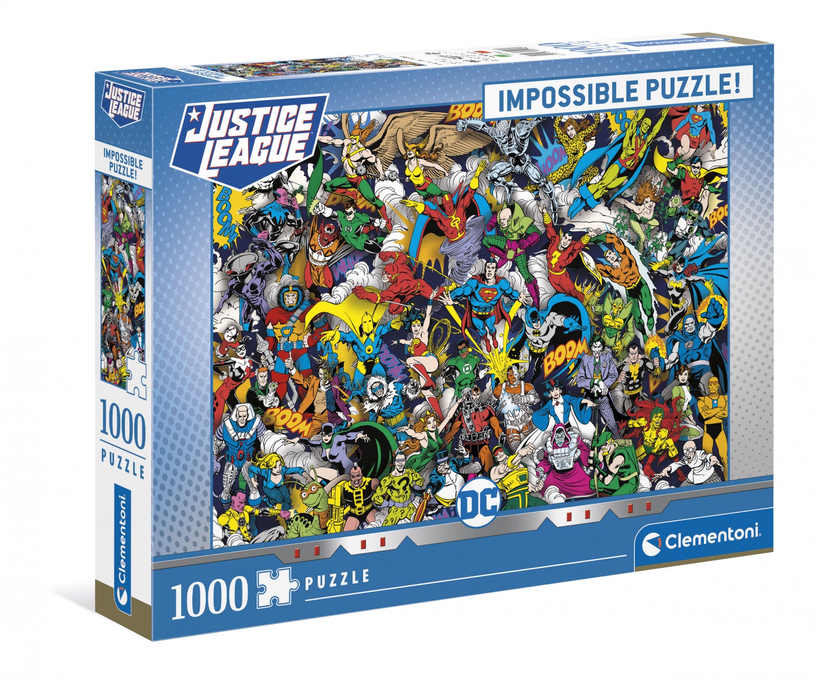 Clementoni Puzzle DC Comics Impossible Puzzle 1,000 pieces