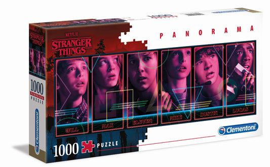 Clementoni Puzzle Netflix Stranger Things Panorama Puzzle 1,000 pieces