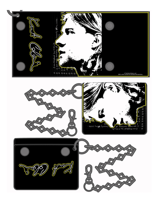 Kurt Cobain - Wallet With Chain - Ozzie Collectables