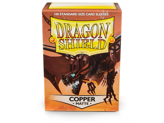Sleeves - Dragon Shield - Box 100 - Copper MATTE - Ozzie Collectables