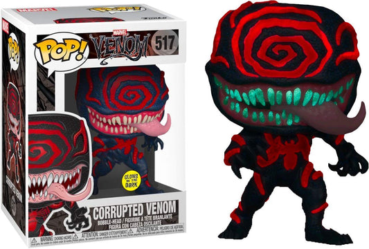 Corrupted Venom GITD - Marvel Venom Pop! Vinyl #517 - Ozzie Collectables