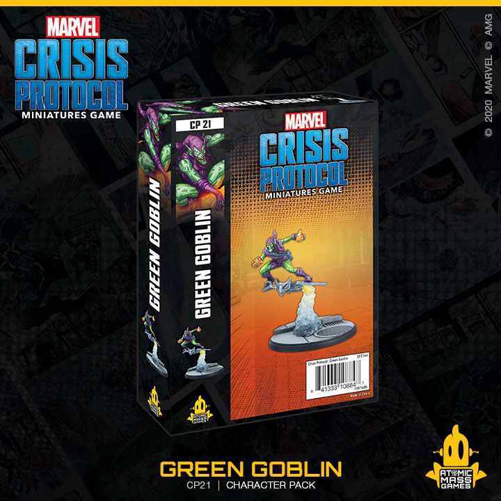 Marvel Crisis Protocol Miniatures Game Green Goblin - Ozzie Collectables