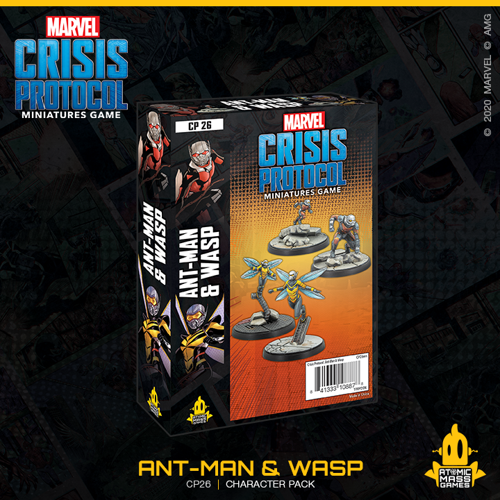 Marvel Crisis Protocol Miniatures Game Ant-Man and Wasp - Ozzie Collectables