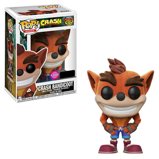 Crash Bandicoot Flocked - Crash Bandicoot Games Pop Vinyl #273 - Ozzie Collectables