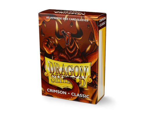 Sleeves - Dragon Shield Japanese- Box 60 - Classic Crimson - Ozzie Collectables