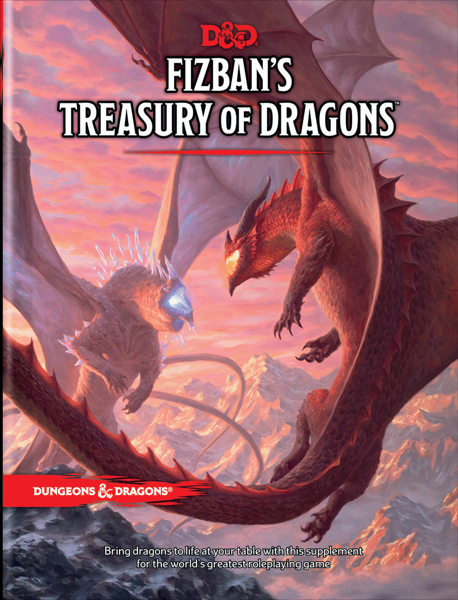 D&D Dungeons & Dragons Fizbans Treasury of Dragons Hardcover