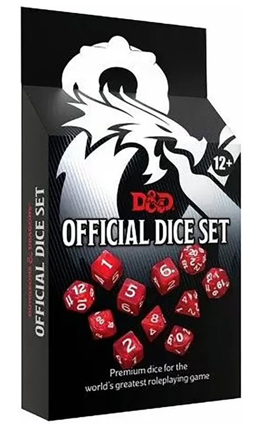 D&D Dungeons & Dragons Official Dice Set